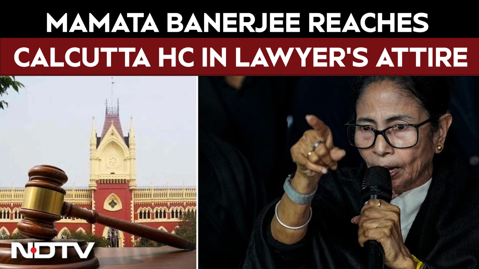 Ex-Bengal CM Mamata Banerjee Appears At Calcutta High Court In Lawyer&rsquo;s Attire