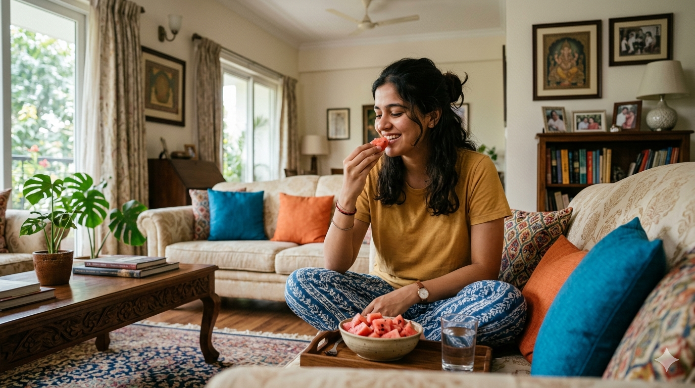 Fruits with high water content may support hydration and provide light energy
