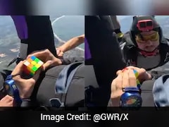German Man Solves Rubik's Cube In Seconds While Freefalling, Sets World Record