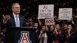 Former Google CEO Gets Booed For Talking About AI At Graduation Ceremony