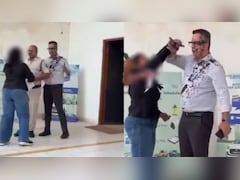 VIDEO: भिलाई के कार शोरूम में जमकर बवाल, महिला ने CEO को मारा थप्पड़ और फेंकी स्याही