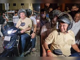 रात में स्कूटी पर सवार होकर निकले कलेक्टर और निगम कमिश्नर, 'सूरत मॉडल' पर जयपुर को चमकाने की तैयारी