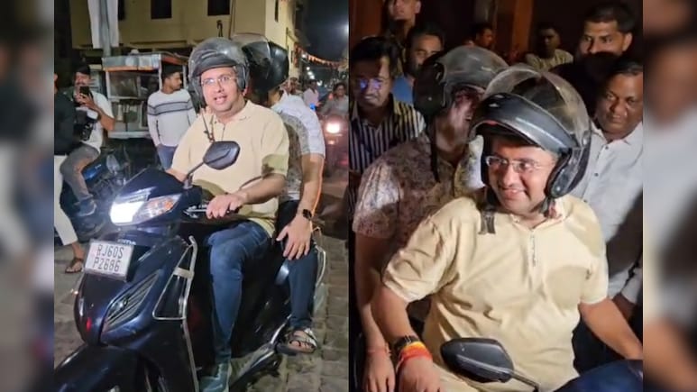 रात में स्कूटी पर सवार होकर निकले कलेक्टर और निगम कमिश्नर, 'सूरत मॉडल' पर जयपुर को चमकाने की तैयारी
