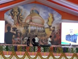 Backdrop For Suvendu Adhikari's Oath Showcases Bengal's Culture