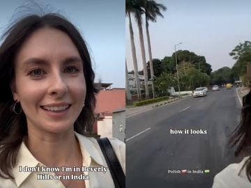 Video: Polish Tourist Praises Chandigarh's Cleanliness, Compares It To Beverly Hills