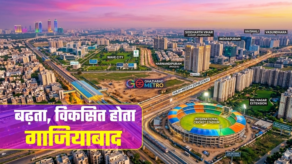Ghaziabad 2.0: राजनगर, सिद्धार्थ विहार, वेब सिटी, वैशाली... गाजियाबाद में कहां कौन-से प्रोजेक्&zwj;ट्स, किधर बढ़ेगी प्रॉपर्टी डिमांड?
