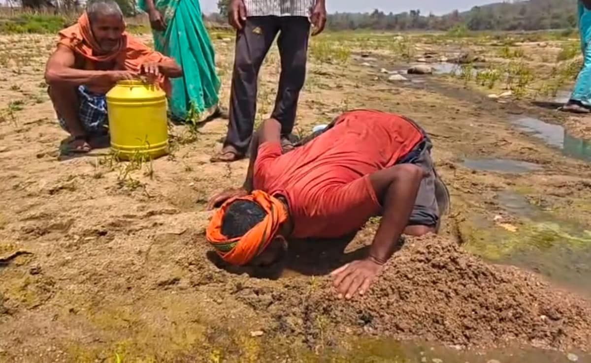 चतरा में नदी की गंदगी चूसकर प्यास बुझा रहे आदिवासी, बच्चे पड़े बीमार! DC का तुरंत एक्शन, देखें हकीकत