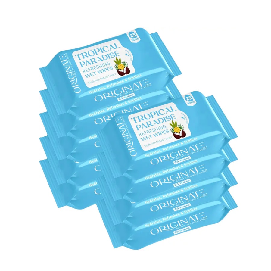Click to buy ORIGINATE Tropical Paradise Refreshing Wet Wipes