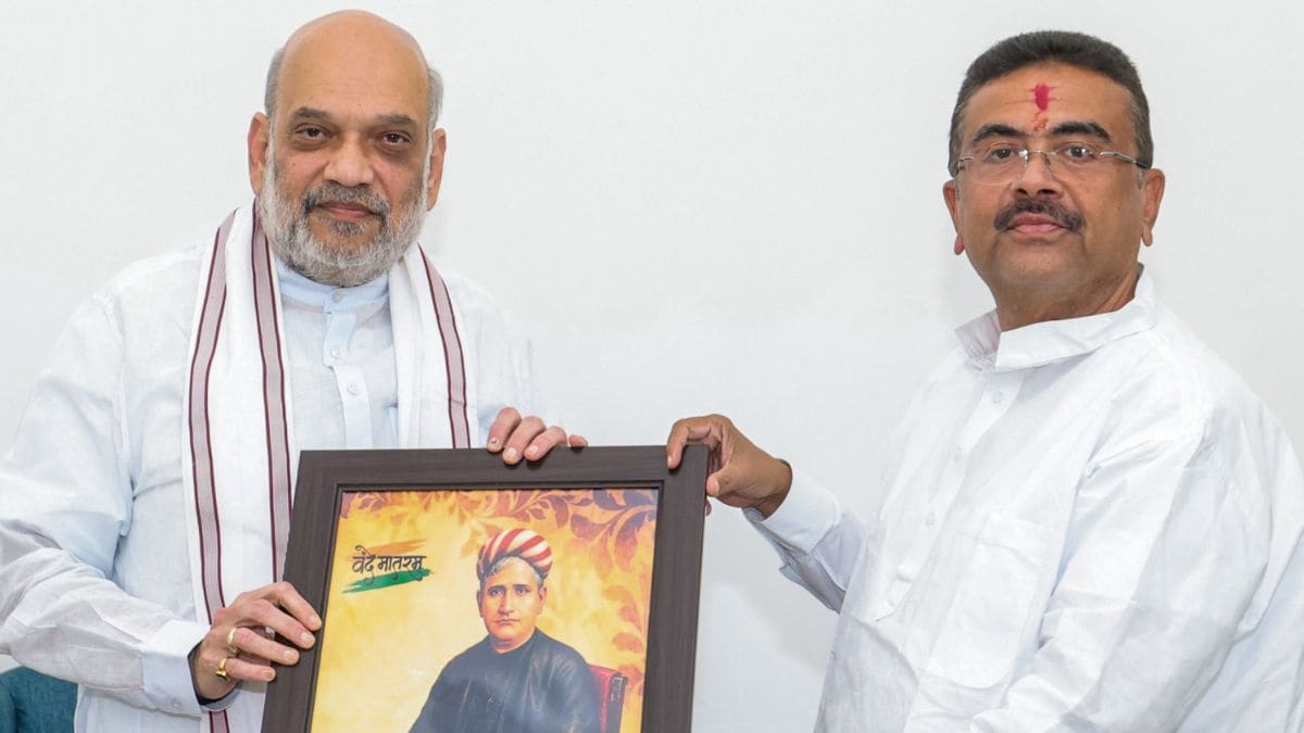 New Bengal Chief Minister Suvendu Adhikari with Home Minister Amit Shah. New Bengal Chief Minister Suvendu Adhikari with Home Minister Amit Shah.