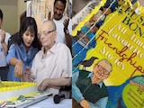Ruskin Bond Rings In 92nd Birthday With Books-Inspired Cakes, Frooti, Patties Ruskin Bond Rings In 92nd Birthday With Books-Inspired Cakes, Frooti, Patties