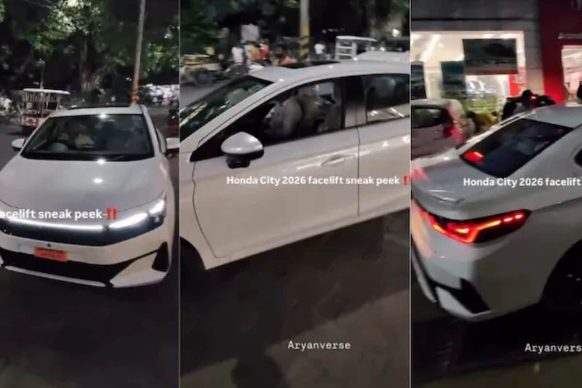 Honda City Facelift Spy Shots