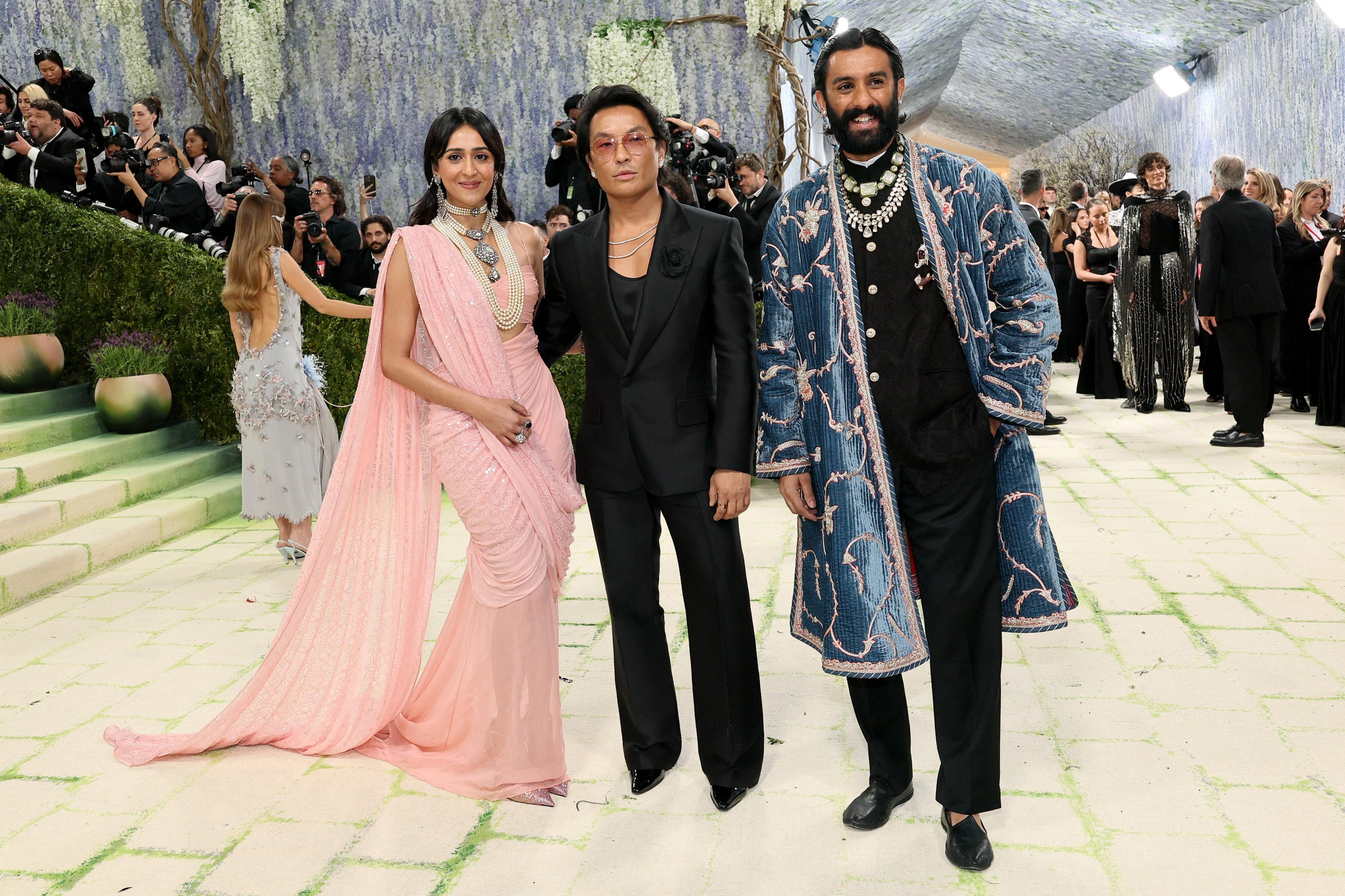 Maharaja Padmanabh Singhs Phulgar coat reportedly took 600 hours of work to perfect the design. Photo: AFP