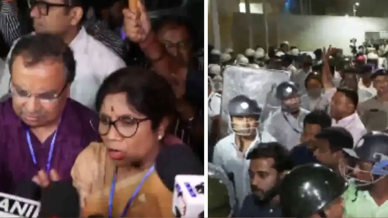 Trinamool Holds Sit-In, Alleges Ballot Boxes Opened. "Pure Rumours," Says BJP