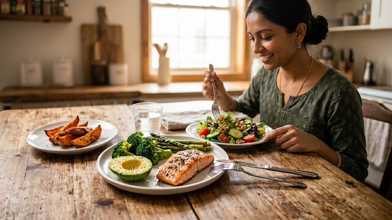 The 3-Step Eating Sequence That Controls Blood Sugar Spikes And Keeps You Full For Longer