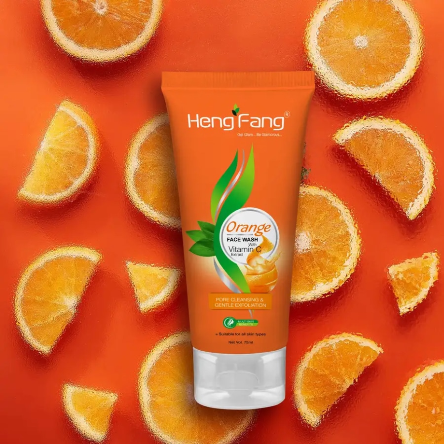 Click here to buy: HENGFANG Orange Face Wash
