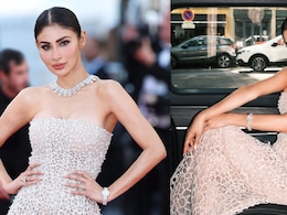 Mouni Roy Owns Cannes Red Carpet In Strapless Gown And Chopard Jewels
