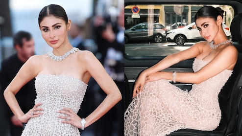 Mouni Roy Owns Cannes Red Carpet In Strapless Gown And Chopard Jewels