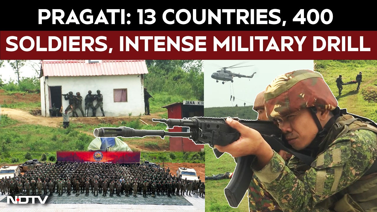 Indian Army News | India's Exercise PRAGATI: Troops From Many Nations Train To Fight Together