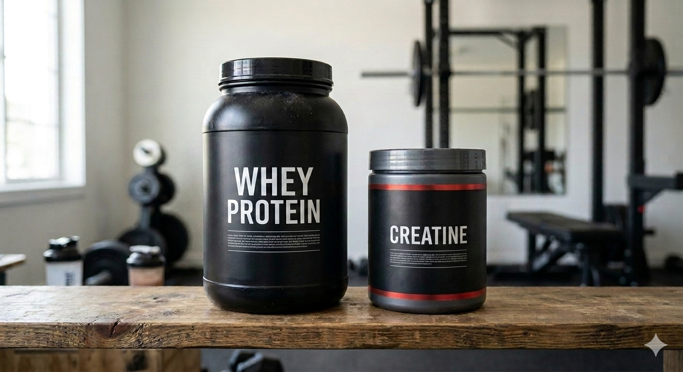 Creatine vs Whey Protein: Which One Helps You Build Muscle Efficiently?