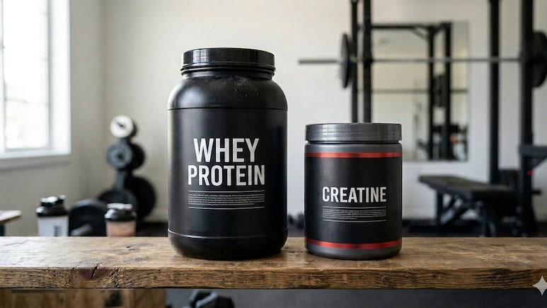 Creatine vs Whey Protein: Which One Helps You Build Muscle More Efficiently?