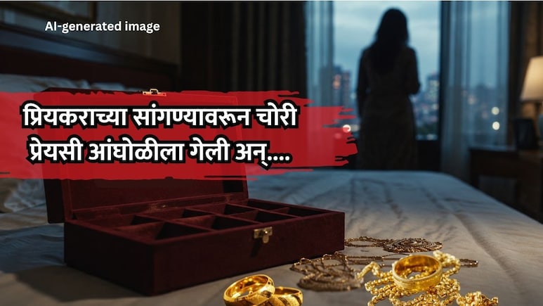 Crime News: प्रियकरासाठी कोट्यवधींची चोरी, प्रेयसी आंघोळीला जाताच भलतंच घडलं; प्रेमाचा भयंकर शेवट