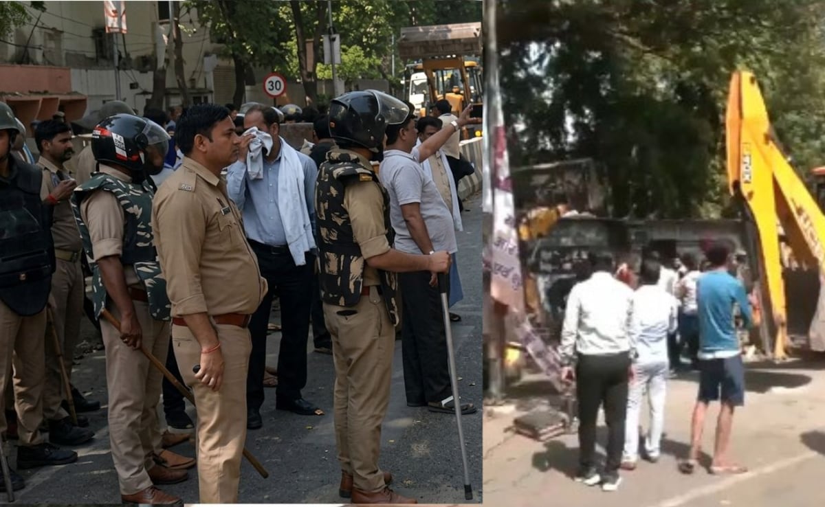 लखनऊ: वकीलों के अवैध चैंबरों पर चला बुलडोजर, जमकर नारेबाजी-धक्कामुक्की, जानें पूरा मामला