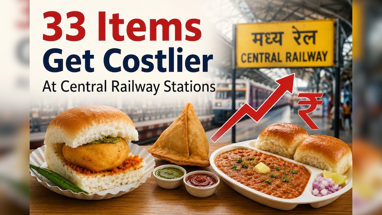 Vada Pav, Samosa, Pav Bhaji To Get Costlier At Central Railway Stations From June 1 &mdash; Check Rates Of 33 Items