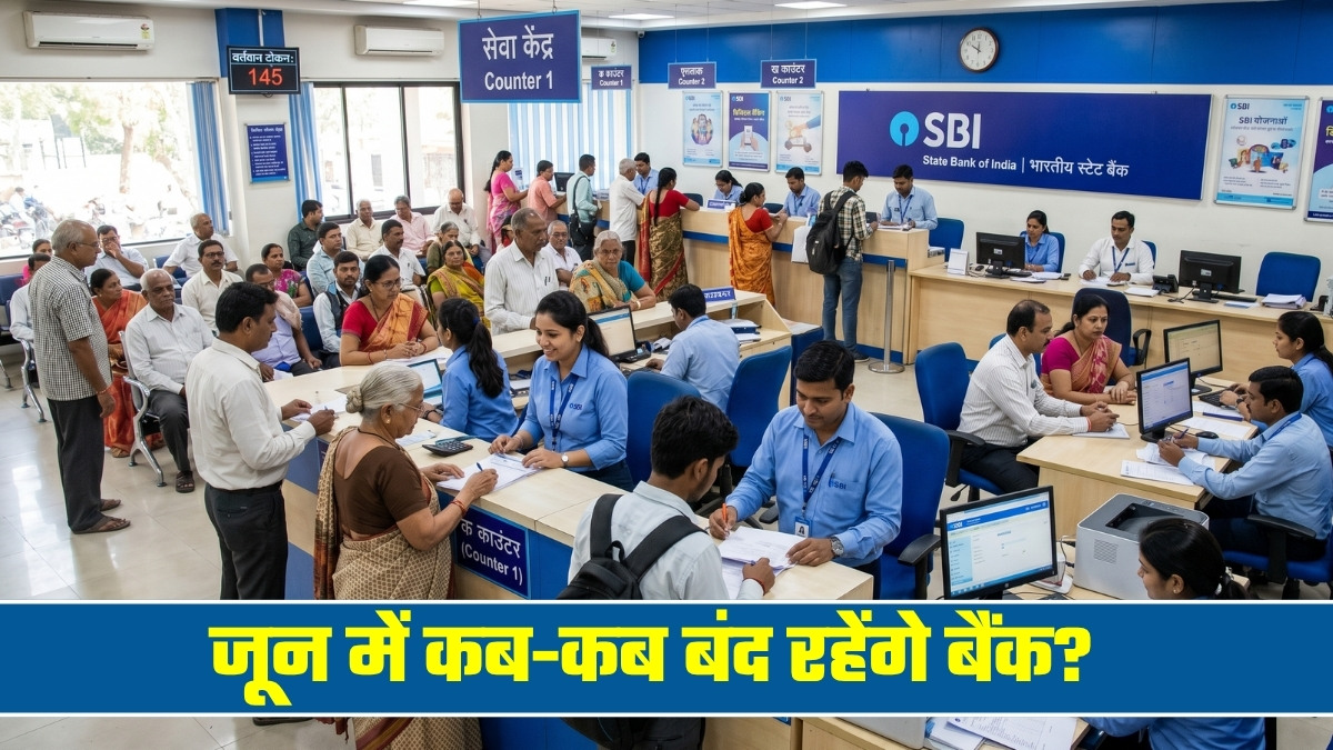 Bank holidays in June 2026: जून में 11 दिन बंद रहेंगे बैंक,  कब-कब रहेगी बैंकों में छुट्टियां, तारीखें नोट कर लें