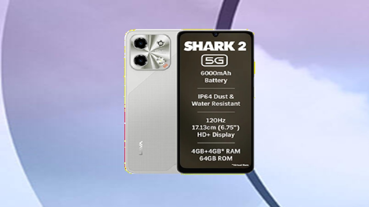 6000mAh बैटरी, 13MP कैमरा के साथ Lava Shark 2 5G लॉन्च, जानें कीमत और फीचर्स