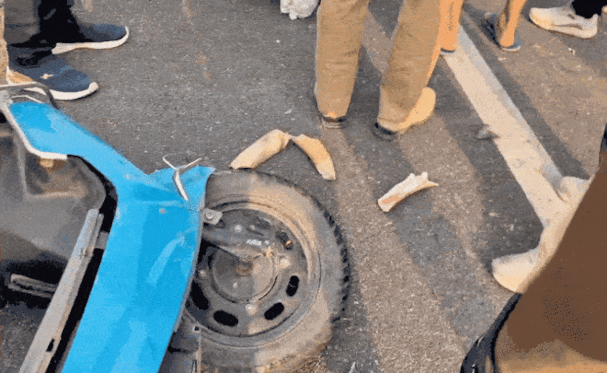 उत्तराखंड में स्कूटी से टक्कर के बाद टूटा जंगली हाथी का दांत... 3 टुकड़े हुए