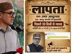 'Missing Chief Minister': BJP's Poster Campaign Against Omar Abdullah
