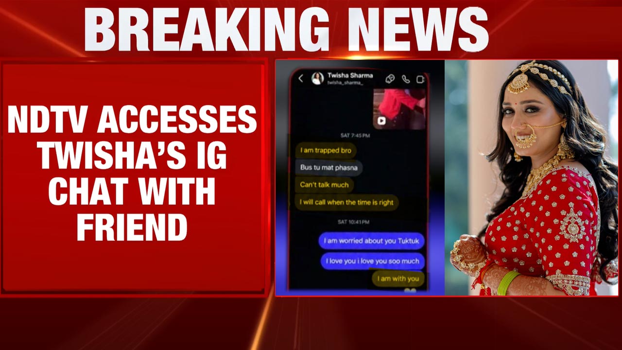 "I'm Trapped": Twisha's Instagram Chats Surface After Death 5 Months Post Wedding