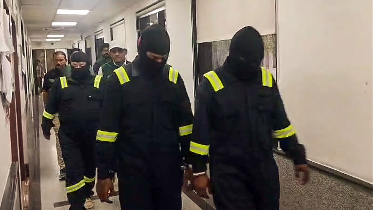 Four Accused In ISI-Linked Case Produced At Delhi's Patiala House Court