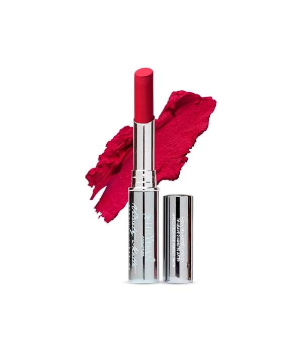 Click here to buy: Shryoan Non Transferable Matte Finish Premium Lipstick (Rebel, 10 g)