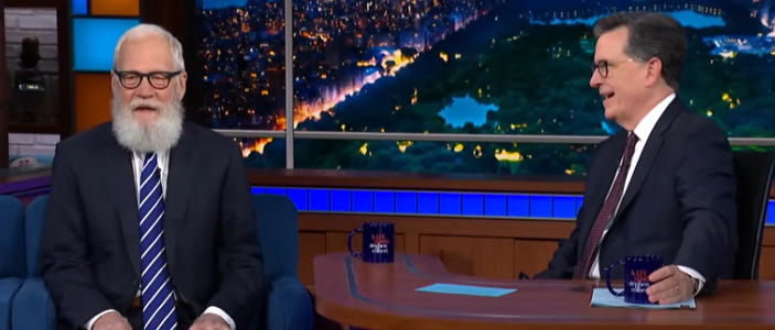 "You Can't Take A Man's Voice": How David Letterman And Stephen Colbert Took Their "Revenge"