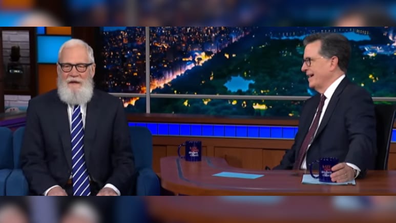 "You Can't Take A Man's Voice": How David Letterman And Stephen Colbert Took Their "Revenge"