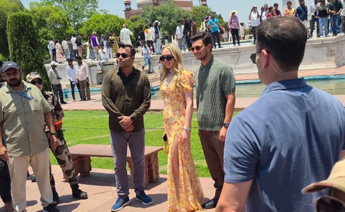tiffany trump visited taj mahal agra with husband tiffany trump visited taj mahal agra with husband