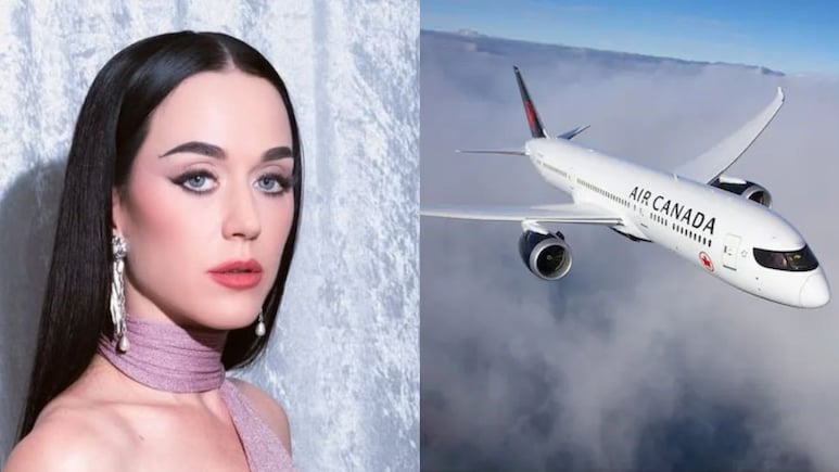 Katy Perry Gives Shoutout To Air Canada Crew After Mid-Air Medical Emergency