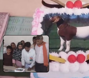 बकरीद पर मुस्लिम परिवार ने काटा बकरे की तस्वीर वाला केक, सोशल मीडिया पर हुआ वायरल