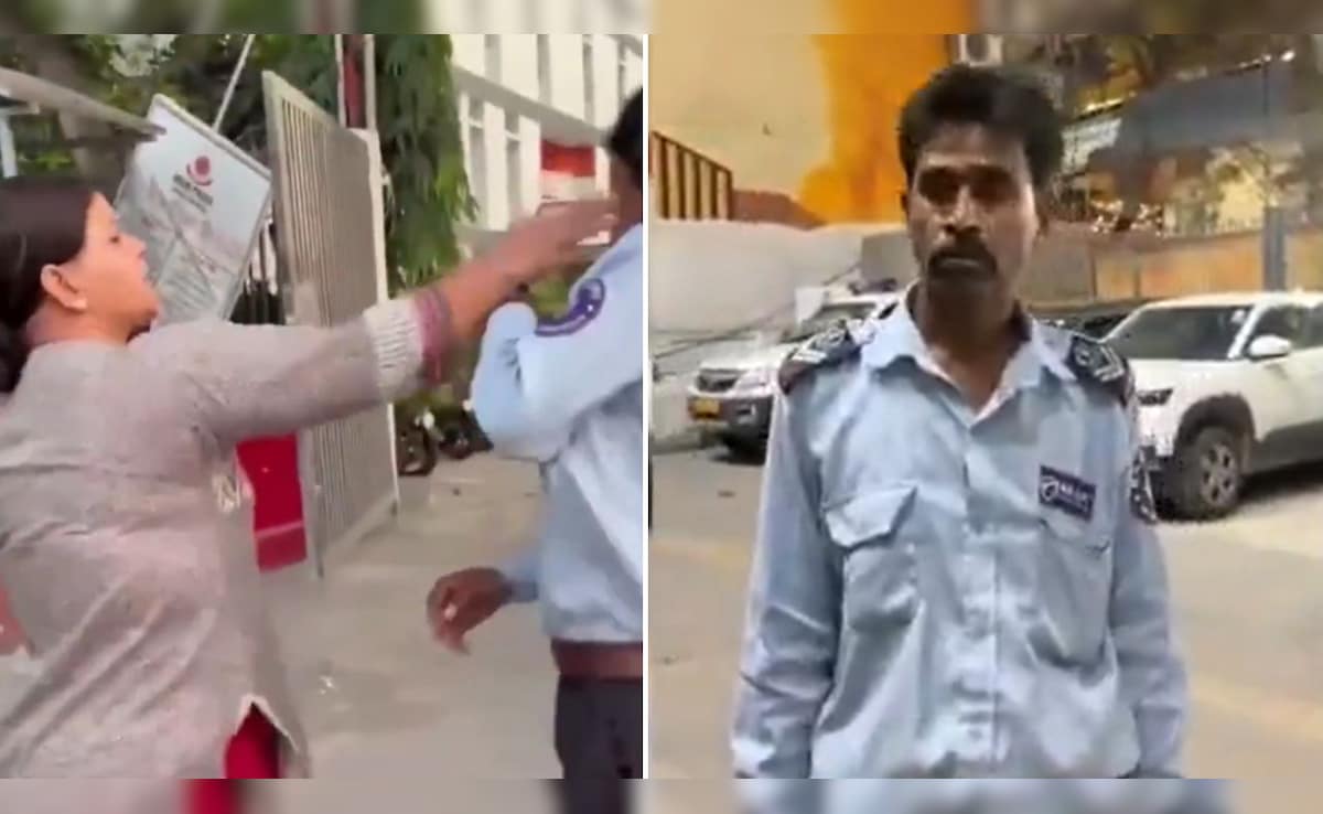 कुत्ते को लेकर गार्ड को पीटती दिखी थी महिला, अब दूसरे वीडियो में पलट गई पूरी कहानी