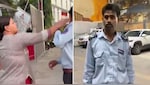 कुत्ते की मौत पर महिला ने सरेआम सिक्योरिटी गार्ड को चप्पल से पीटा, अब दूसरे वीडियो में सामने आई सच्चाई
