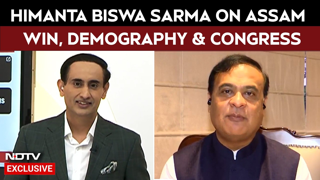 Himanta Biswa Sarma Exclusive: Assam Win, Demography, Congress & Big Political Claims