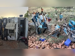UP के बांदा में भीषण एक्‍सीडेंट, 3 माह के बच्‍ची समेत 6 की मौत, ई-रिक्शा पर पलटा ट्रक