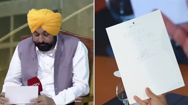 अकाली दल 00, BJP 1 या 2, कांग्रेस भी सिंगल डिजिट... भगवंत मान ने लिखकर दिया 2027 में किसे कितनी सीटें