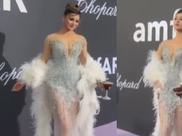 Urvashi Rautela Dazzles In A Joli Poli Couture Gown Paired With A Rs 5.5 Lakh Bag At Cannes Charity Event