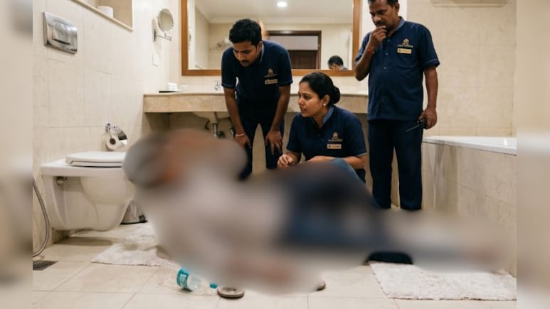 होटल के कमरे से आई चिल्लाने की आवाज, फिर बाथरूम में नग्न अवस्था में मिला युवक का शव&nbsp;