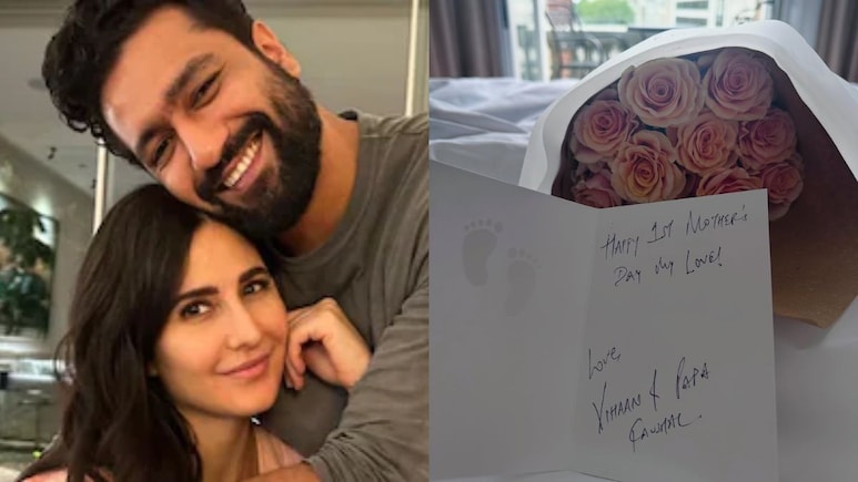 Katrina Kaif Gets Bouquet And Handwritten Note From Husband Vicky Kaushal, Son Vihaan On Her 1st Mother's Day