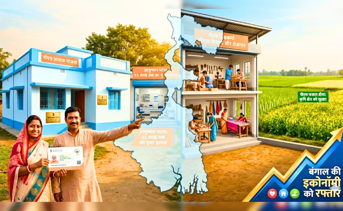 बंगाल में आयुष्‍मान भारत समेत ये 4 केंद्रीय योजनाएं भरेंगी इकोनॉमी में रफ्तार, समझिए कैसे कंजप्‍शन बढ़ेगा, बाजार में दौड़ेगा पैसा!