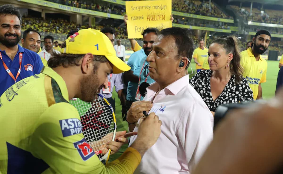 Sunil Gavaskar Tells MS Dhoni Not To Play Against SRH, Even If Fit. Heres Why