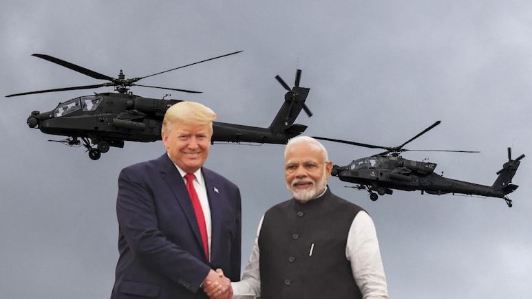 अमेरिका से भारत की बड़ी हथियार डील, चीन-पाकिस्तान की टेंशन! अपाचे हेलीकॉप्टर और तोप उड़ाएगी दुश्मन की नींद
